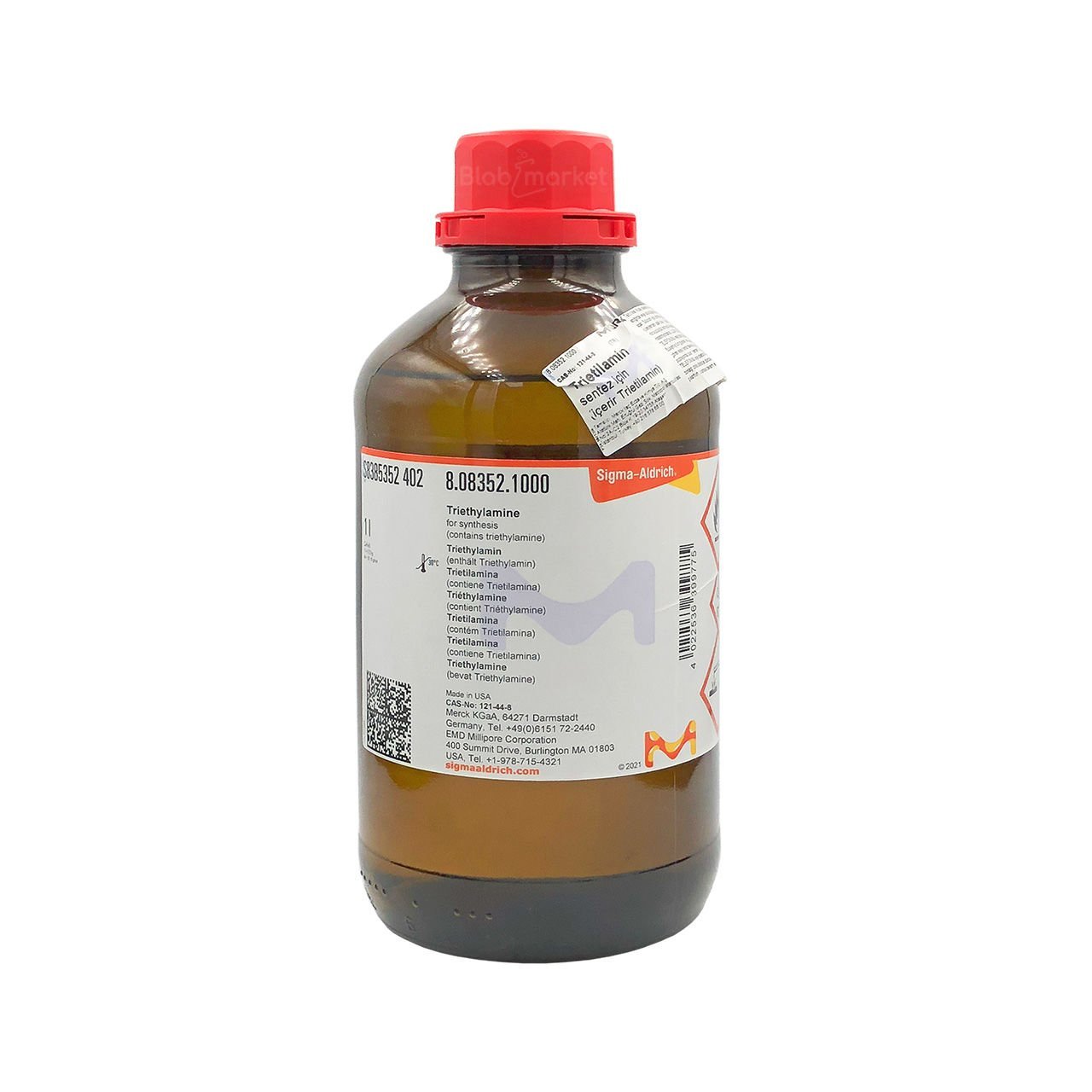 Trietilamin 1 L - Triethylamine For Synthesis - Merck 808352.1000
