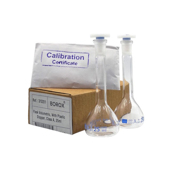 Borox Cam Balon Joje 20 ml - PP Tıpalı - Class A Sertifikalı - Cam Flask - 2 Adet/Kutu