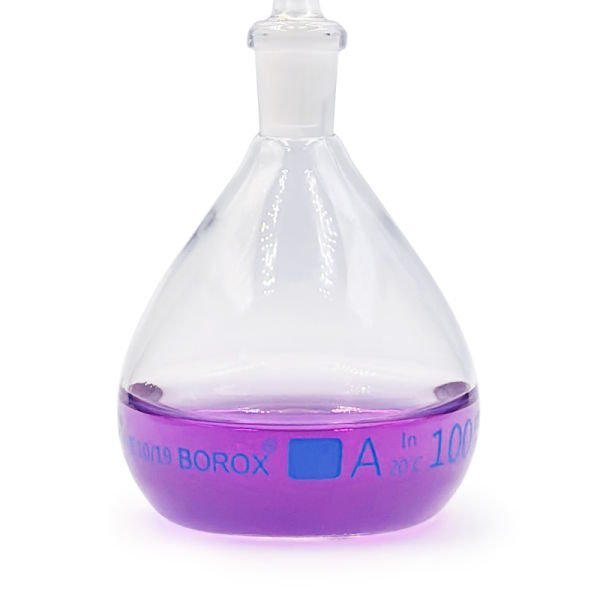 Borox Piknometre 100 ml - Kalibreli - Gay Lussac Tipi - Cam Kapiler Tıpalı