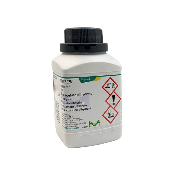 Çinko Asetat Dihidrat 250 g- Zinc Acetate Dihydrate Gr For Analysis - Merck 108802.0250