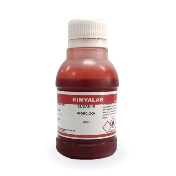 Sudan III İndikatör Çözeltisi 100 ml - 1 adet