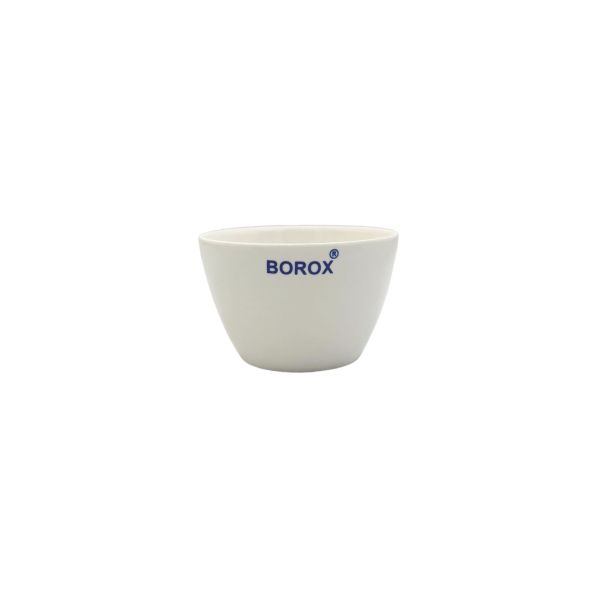 Borox Porselen Kroze - Kısa Form - 60ml - Low Form Crucible - 6 Adet Toptan