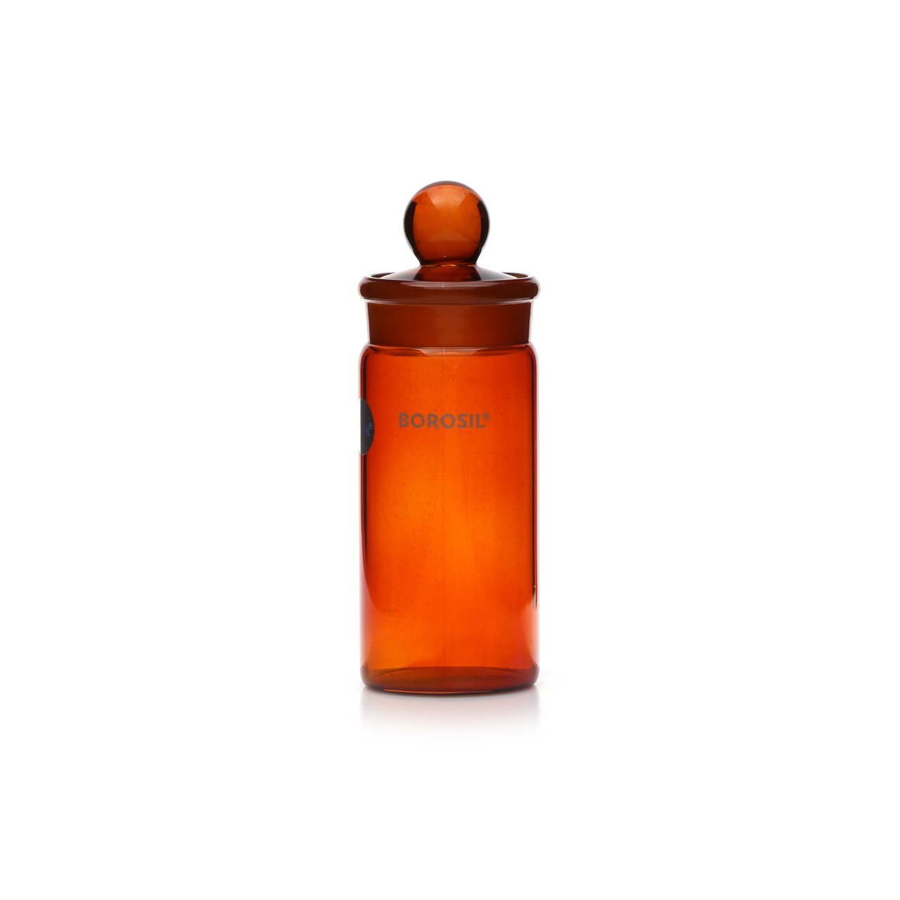 Borosil Cam Vezin Kabı 60 ml - Amber Laboratuvar Tartım Kabı