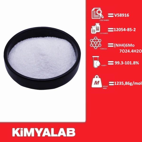 Kimyalab Amonyum Heptamolibdat 50g - Ammonium Molybdate Tetrahydrate