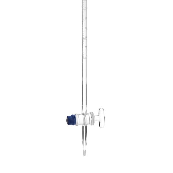 Borosil Cam Büret 10 ml 0.05ml Taksimat Cam Musluk - Class A