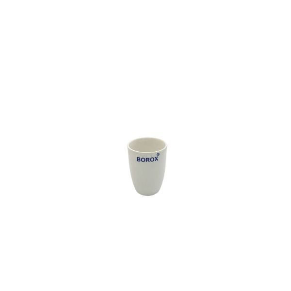 Borox Porselen Kroze - Uzun Form - 15ml - Tall Form Crucible - 6 Adet Toptan