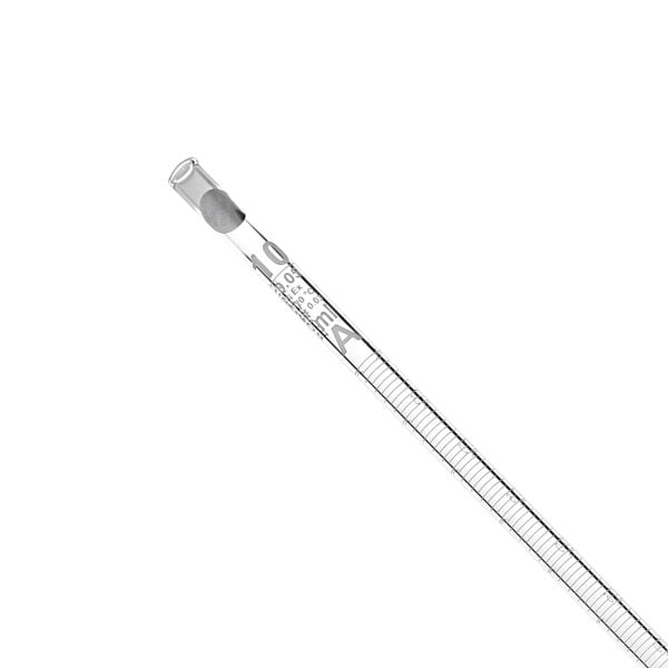Borosil Cam Büret Düz 10 ml 0.05 ml Teflon Musluk - Class A