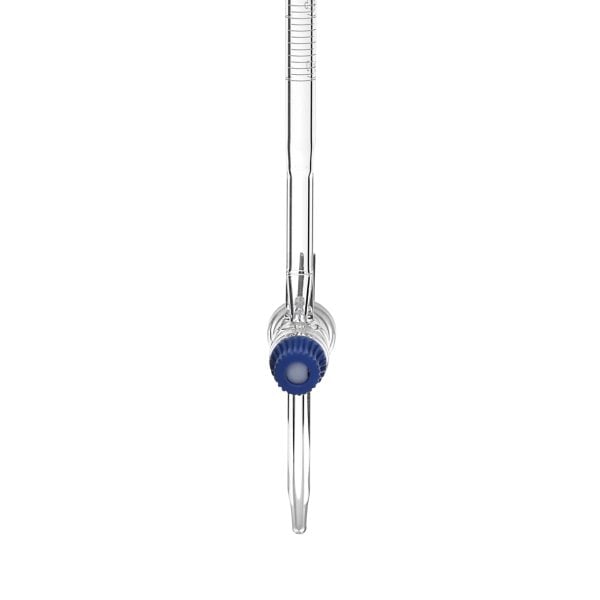Borosil Cam Büret Düz 10 ml 0.05 ml Teflon Musluk - Class A