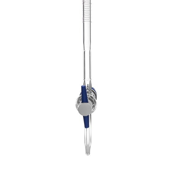 Borosil Cam Büret Düz 25 ml 0.10 ml Teflon Musluk - Class B