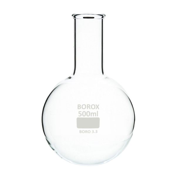 Borox Cam Balon 2000 ml - Dibi Yuvarlak - Kaynatma Balonu - 10 Adet Toptan