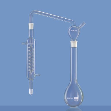 Borosil Cam Azot Tayin Cihazı Seti Graham Kondenser - 500 ml