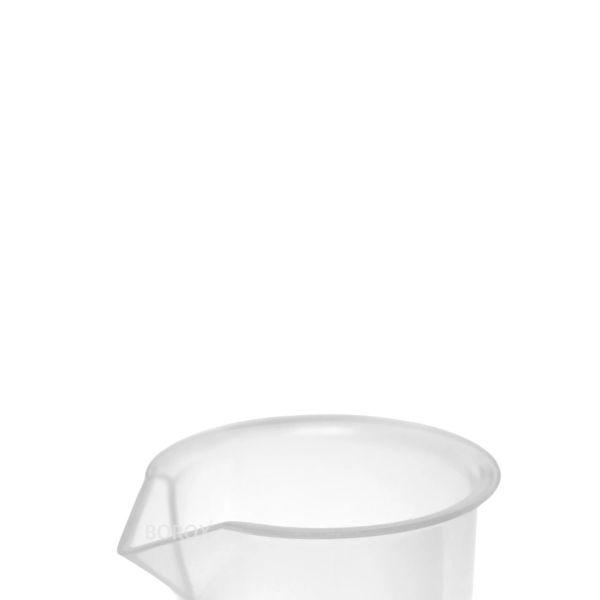 Borox Plastik Beher 25 ml - Kabartma Dereceli - Plastic Beaker Autoclavable - 12 Adet Toptan