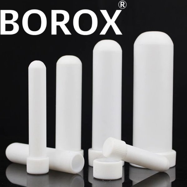 Teflon Deney Tüpü 8ml - PTFE Test Tüp 12x105mm Vida Kapaklı