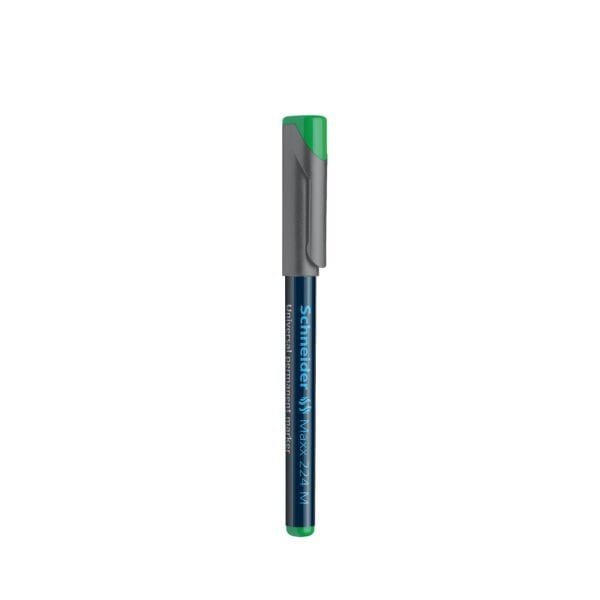 Schneider Maxx224 Asetat Kalemi Yeşil - 1.0mm M - Cam Kalemi - 10 Adet