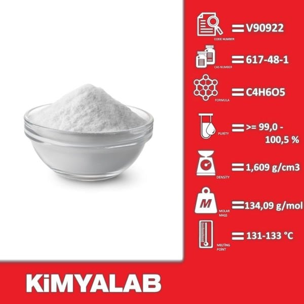 Kimyalab DL-Malik Asit - Malic acid E296 Extra Pure 1 Kg