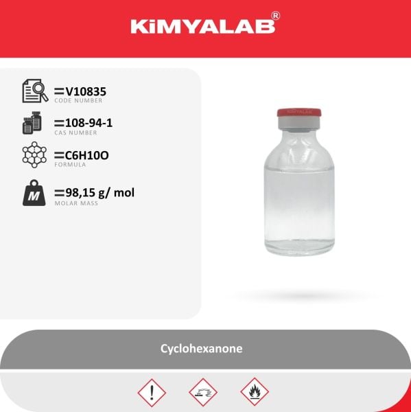 Kimyalab Siklohekzanon - 500ml - Cyclohexanone