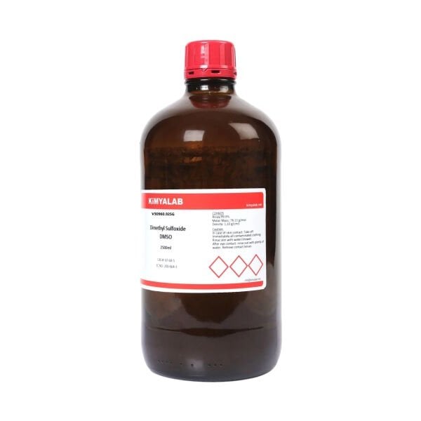 DMSO 2.5L Cam - Dimetil Sülfoksit %99,9 - Dimethyl Sulfoxide