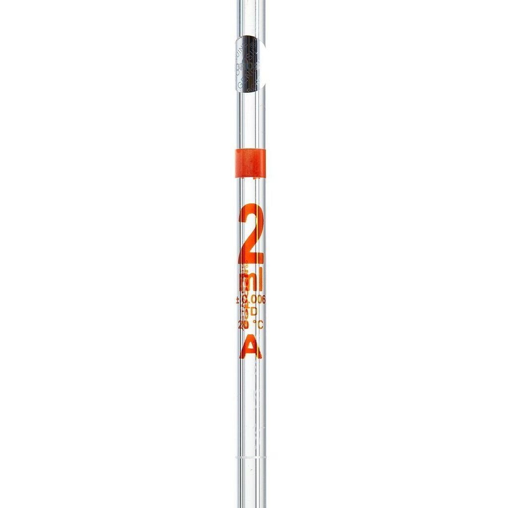 Borosil Cam Bullu Pipet 2 ml - ClassA Sertifikalı Pipet Cam