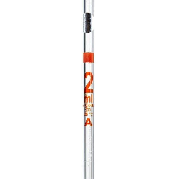 Borosil Cam Bullu Pipet 2 ml - ClassA Sertifikalı Pipet Cam