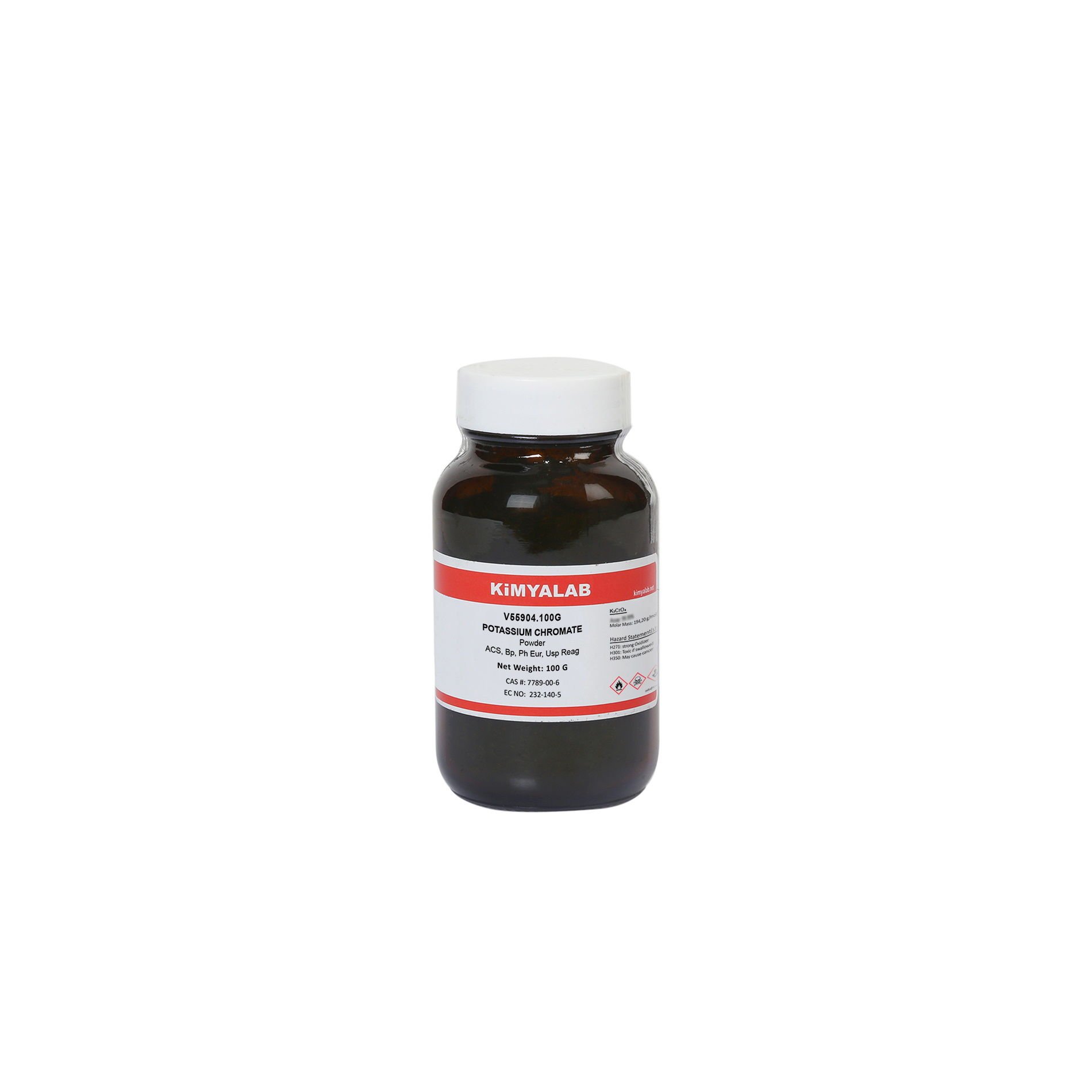 Kimyalab Potasyum Kromat 100 g - Potassium Chromate Powder