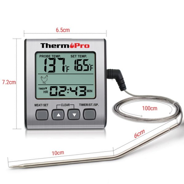 ThermoPro TP16S Dijital Et Termometresi - Problu Termometre