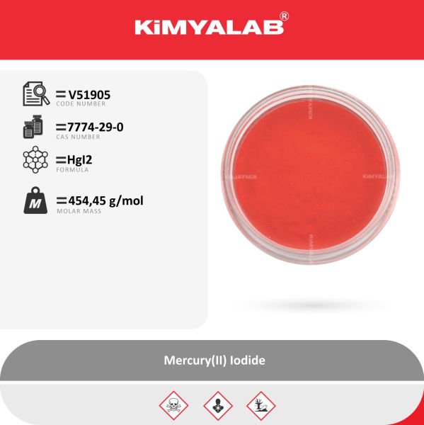 Kimyalab Civa II İyodür 500g - Mercury II Iodide