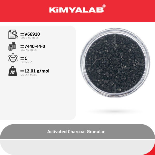 Kimyalab Aktif Karbon Granül 1 Kg - Coconut Bazlı - Activated Carbon