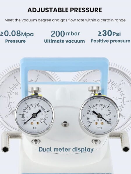 Thermomac VP160 Diyaframlı Vakum Pompası - Yağsız Pompa