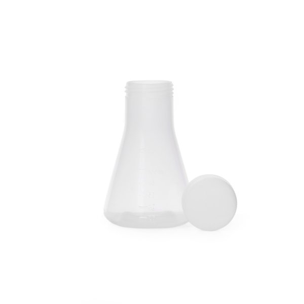 Borox Plastik Erlen 100 ml - Erlenmeyer Flask Vida Kapaklı