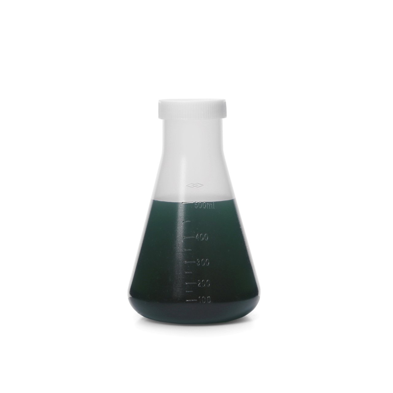 Borox Plastik Erlen 500 ml - Erlenmeyer Flask Vida Kapaklı