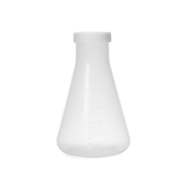 Borox Plastik Erlen 500 ml - Erlenmeyer Flask Vida Kapaklı