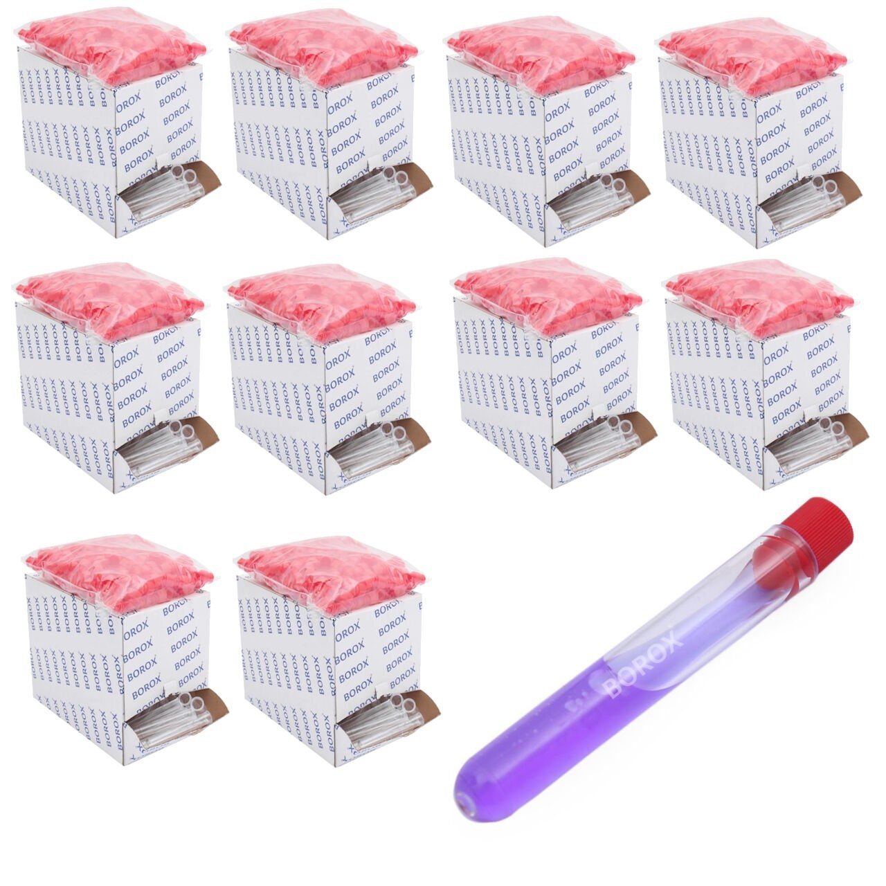 Test Tüpü P.S Kapaklı 12x75mm - 5ml Santrifüj Tüpü 5000 adet Toptan