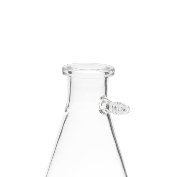 Borosil Cam Nuçe Erlen 5000 ml - Cam Yan Kollu Vakum Erleni