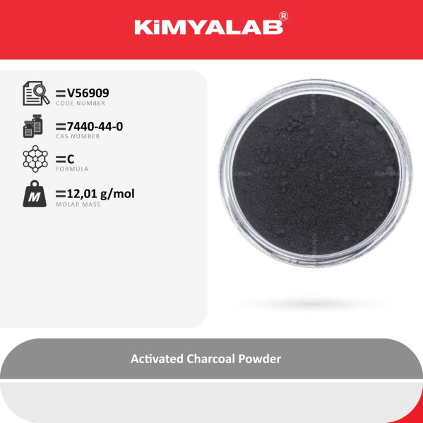Kimyalab Aktif Karbon Toz - Activated Carbon - 4 Kg-HDPE Varil