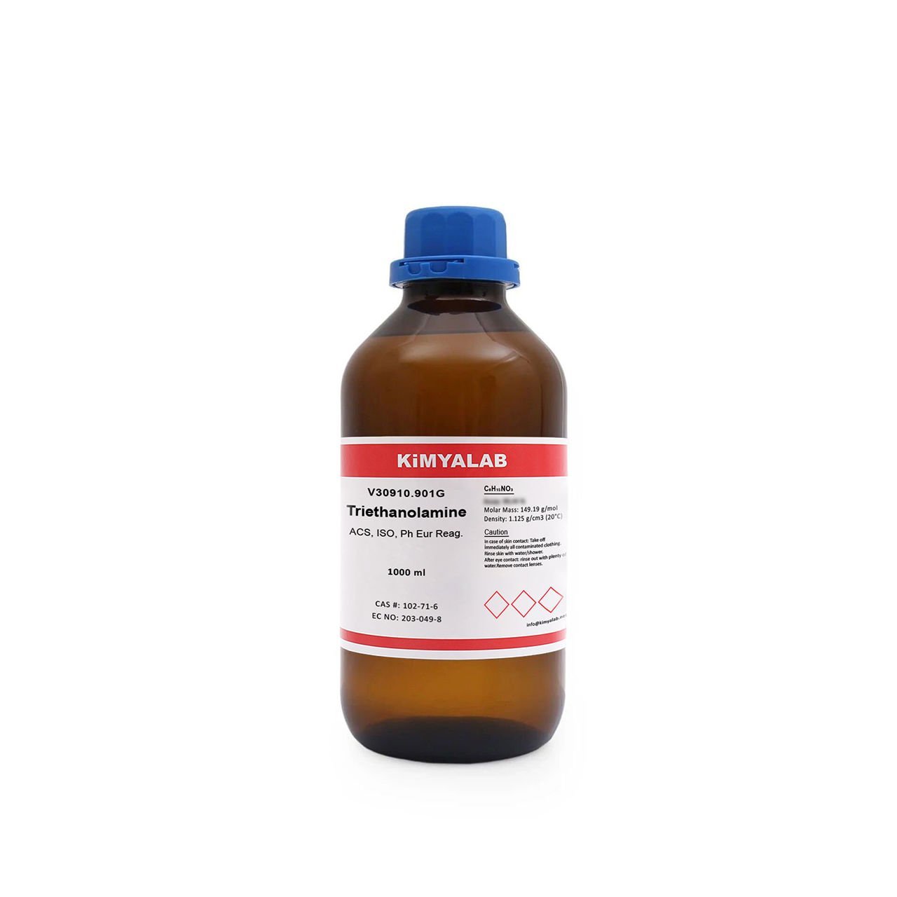 Kimyalab Trietanolamin ≥ 99% - TEA Triethanolamine 1000ml