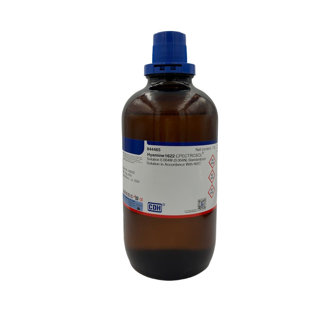 Hiyamin 1622 Cpectrosol Çözeltisi 0.004M 1L - 0.004N Hyamine Cpectrosola Solution
