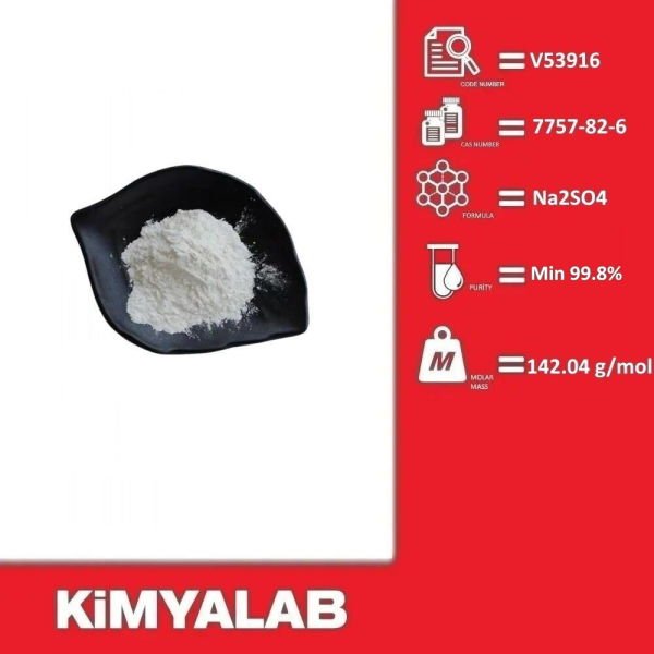Kimyalab Sodyum Sülfat - Sodium Sulphate Anhydrous - 5 Kg-HDPE Varil