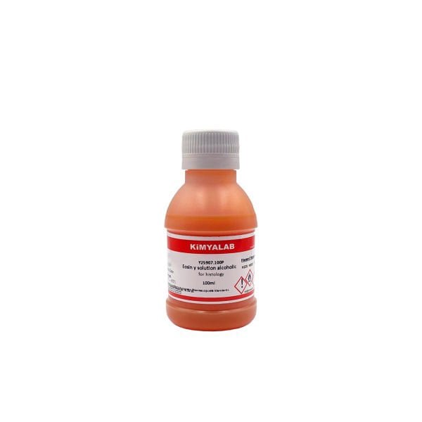 Kimyalab Eosin Y Solüsyonu % 0.5 Alkol Bazlı 100ml - Eosin Y Solution Alcoholic