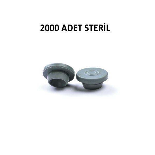 Borox Steril Flakon Kauçuk Tıpa 20mm - Butil Tapa 2000 adet