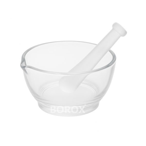 Borox Cam Havan Tokmaklı 150 mm - Havan ve Eli - 10 set-paket
