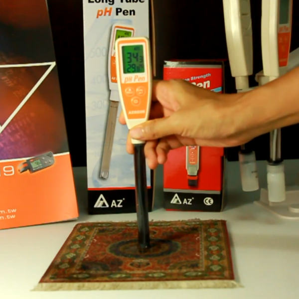 AZ 8695 Uzun Problu pH Metre - Yüzey Tekstil Cilt Petri İçin