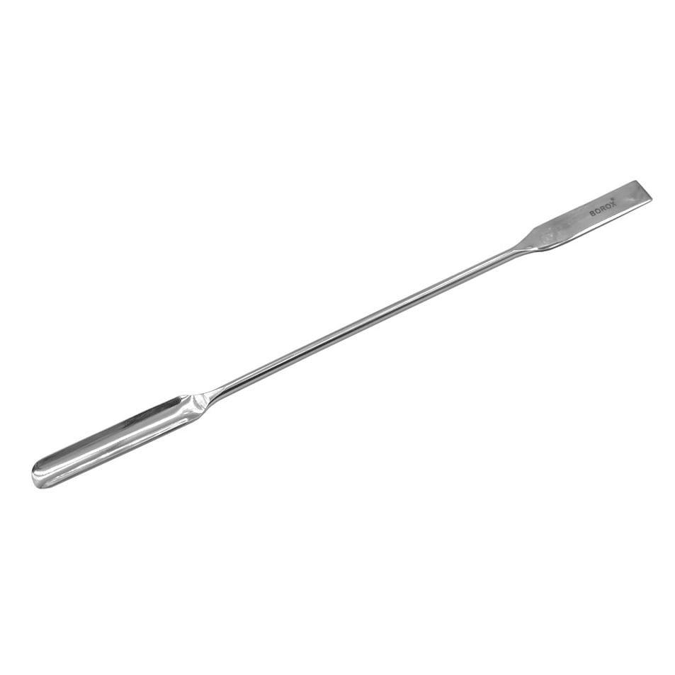 Borox Metal Spatül Oluklu 21 cm - Paslanmaz Çelik Spatula