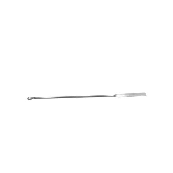 Borox Metal Spatül Mikro Kaşıklı 18 cm - Paslanmaz Çelik Spatula