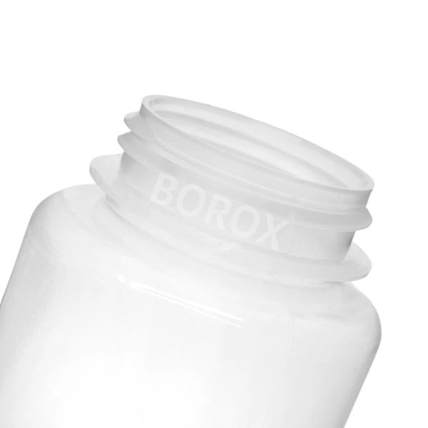 Borox Numune Şişesi 125ml - Vida Kapaklı - PP Şeffaf Şişe - Geniş Ağızlı Saklama Şişesi