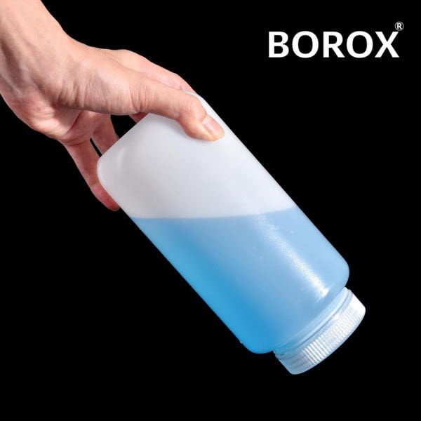 Borox Numune Şişesi 125ml - Vida Kapaklı - PP Şeffaf Şişe - Geniş Ağızlı Saklama Şişesi