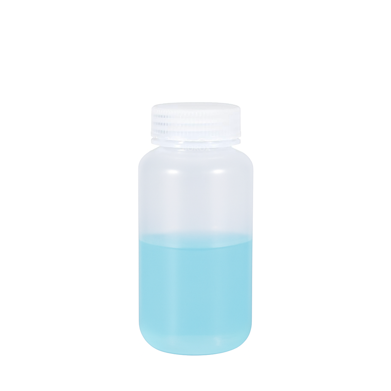 Borox Numune Şişesi 250ml - Vida Kapaklı - PP Şeffaf Şişe - Geniş Ağızlı Saklama Şişesi