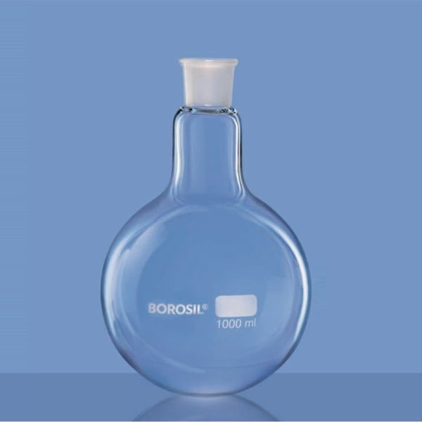 Borosil Cam Balon 250 ml - Dibi Yuvarlak - Şilifli 29/32