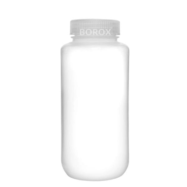 Borox Numune Şişesi 1000ml - Vida Kapaklı - PP Şeffaf Şişe - Geniş Ağızlı Saklama Şişesi