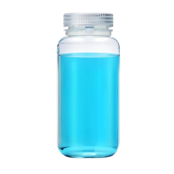 Borox Numune Şişesi 1000ml - Vida Kapaklı - PP Şeffaf Şişe - Geniş Ağızlı Saklama Şişesi