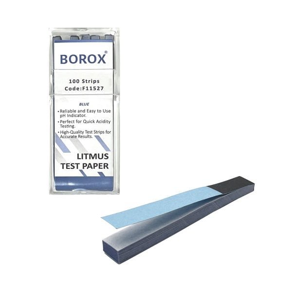 Turnusol Kağıdı Mavi 100 Test Strip - Litmus Paper Blue